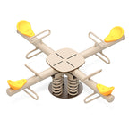 Quad-Seesaw Four Seat Spring Rider