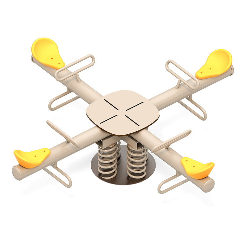 Quad-Seesaw Four Seat Spring Rider