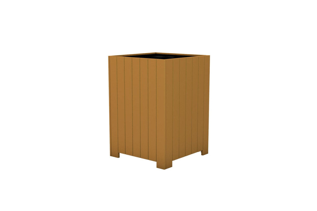 Standard Square Recycled Plastic Trash Receptacle