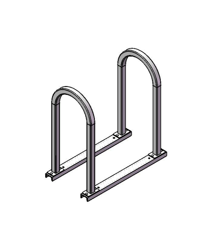 Inverted Bicycle Rack