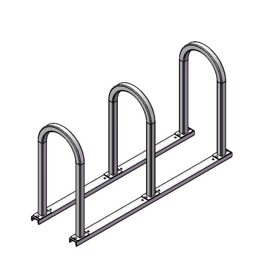 Inverted Bicycle Rack