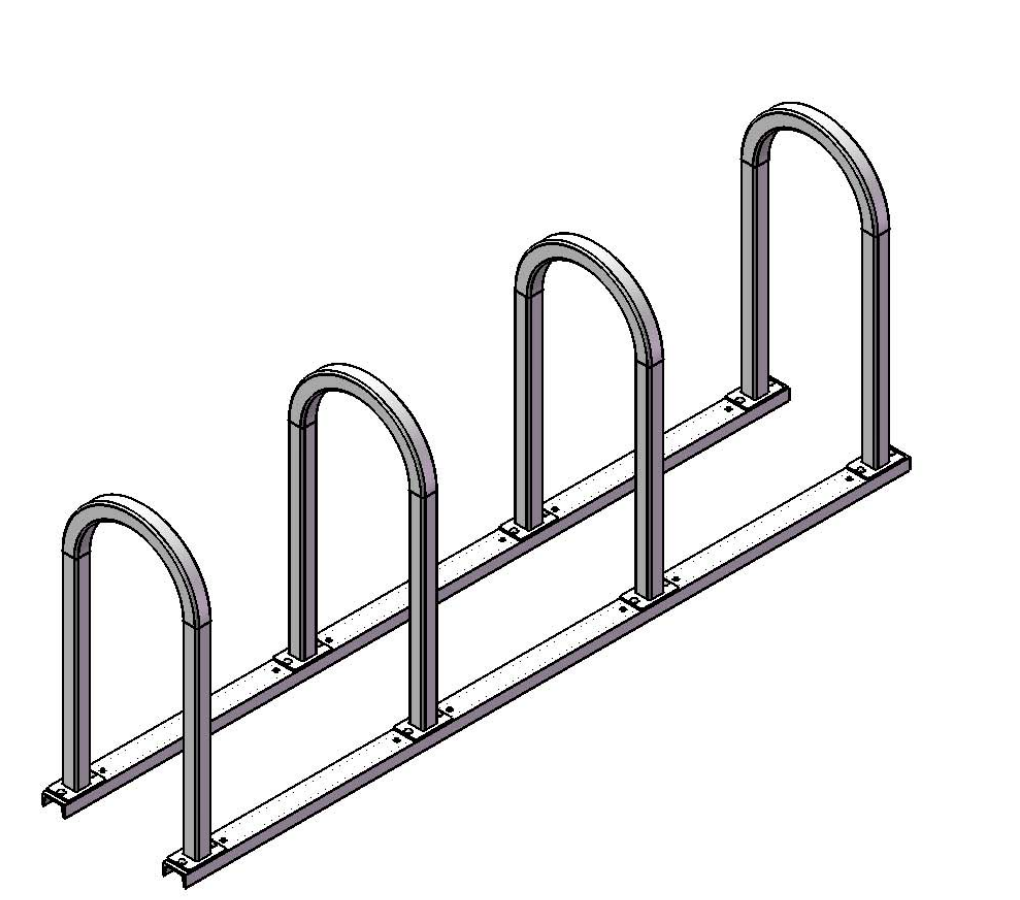 Inverted Bicycle Rack