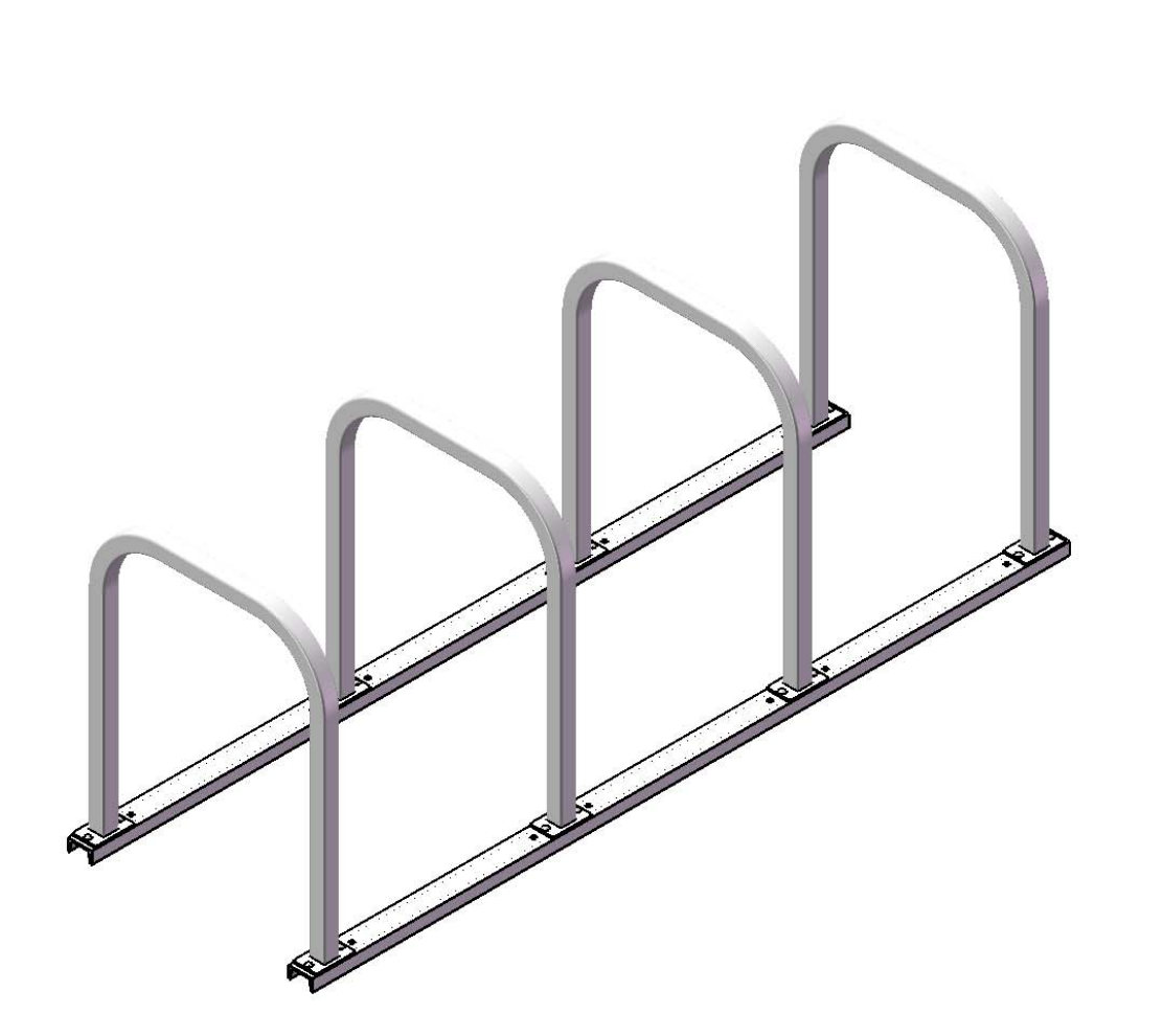 Inverted Bicycle Rack