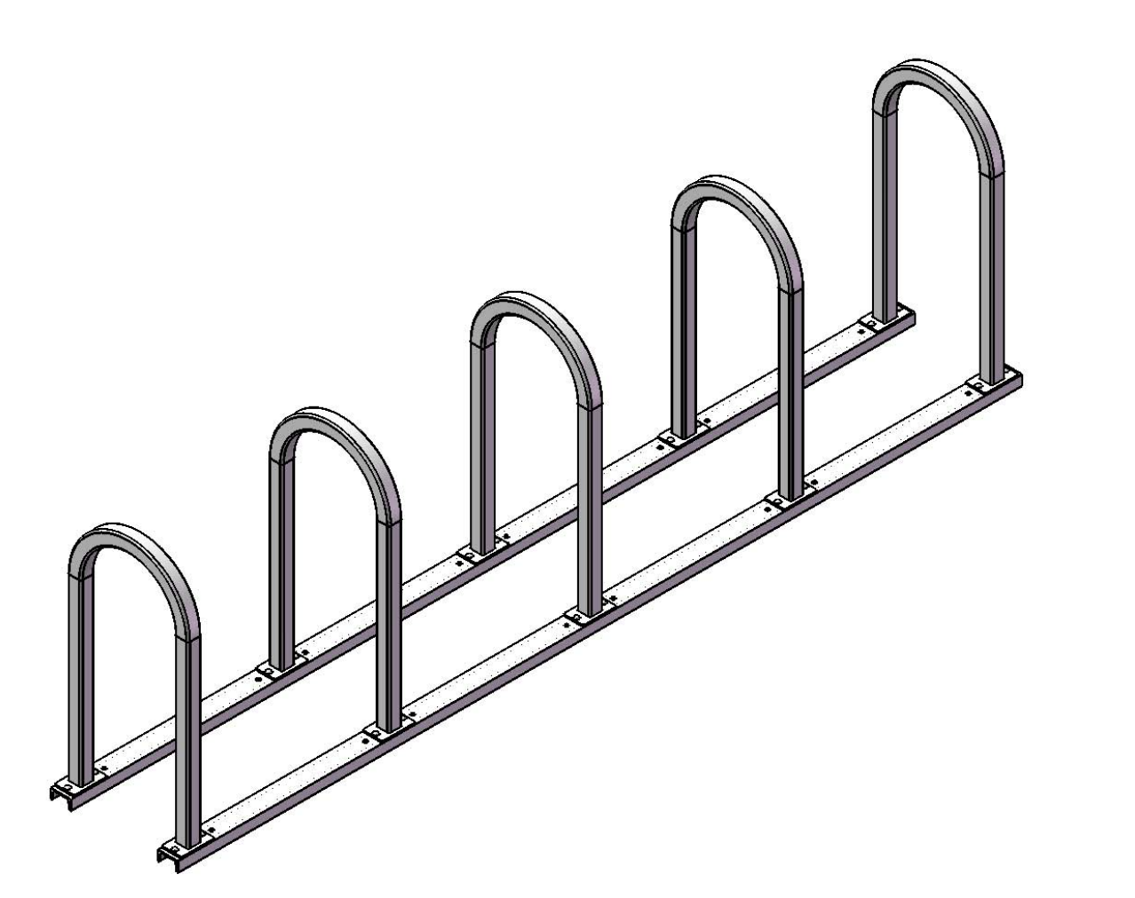 Inverted Bicycle Rack
