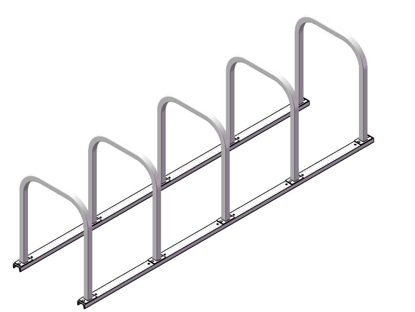 Inverted Bicycle Rack