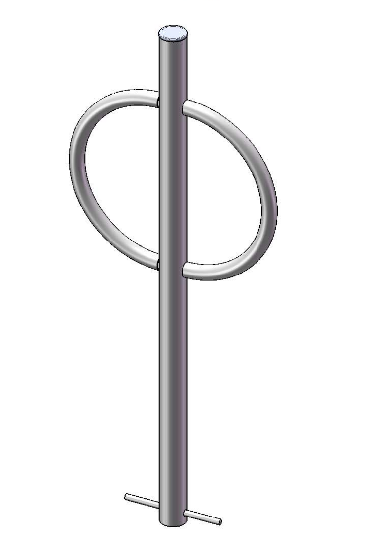Hitch Post Bicycle Rack