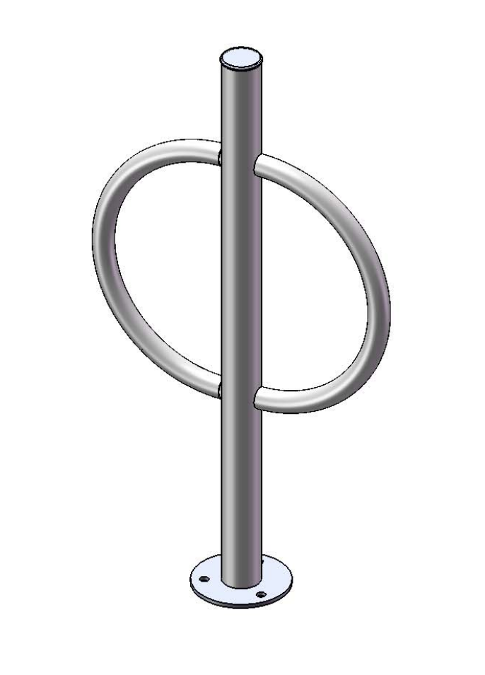 Hitch Post Bicycle Rack