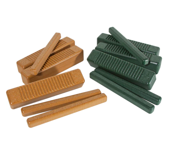 Eco Guiro (Set of 6) - Green/Cedar