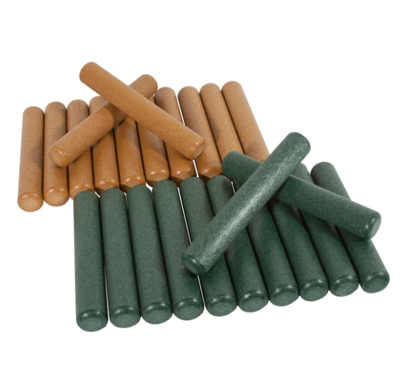 Eco Percussion Set (24 Recycled Plastic Instruments) - Green/Cedar