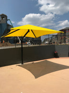Single Post Pyramid Cantilever Shade Structure