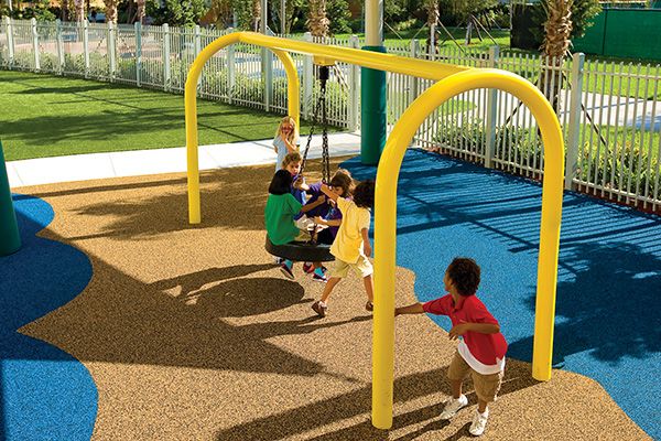 Heavy Duty Arch Tire Swing Set