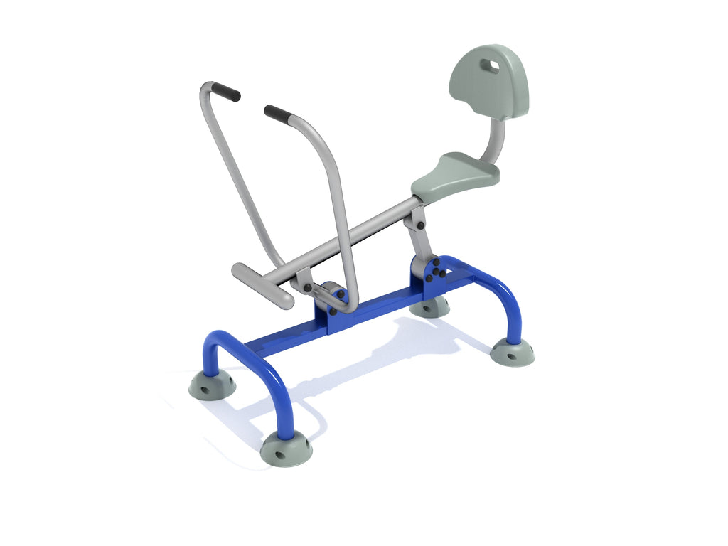 Single Station Rower with Back