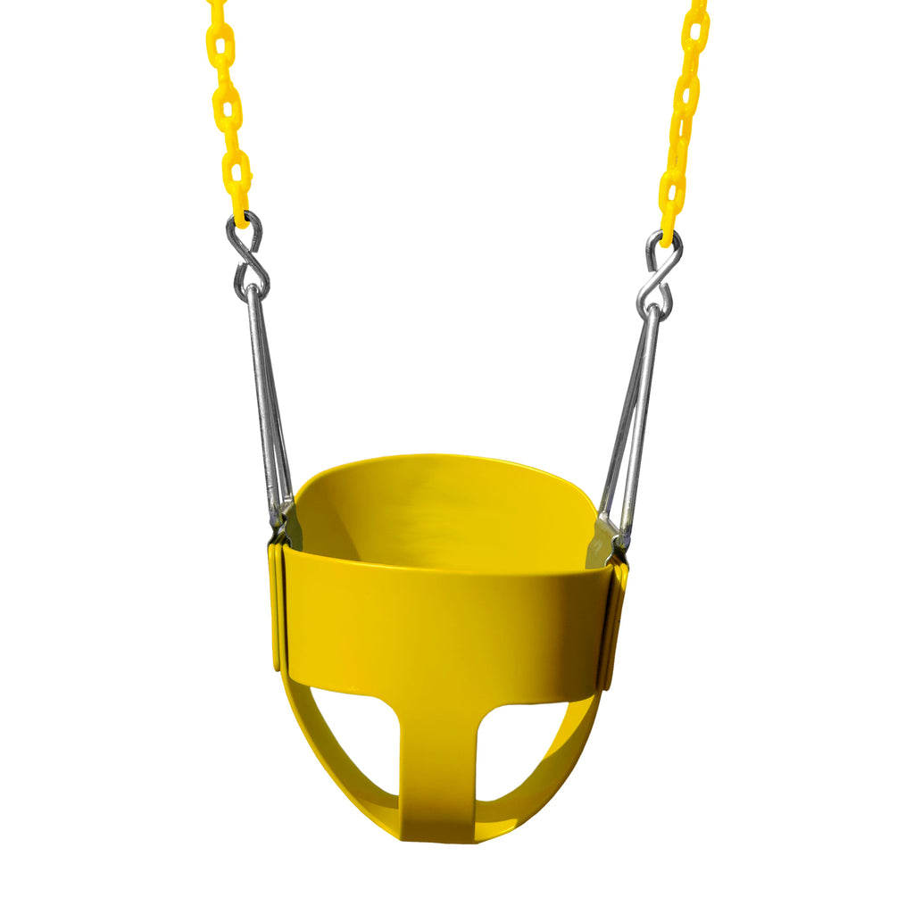 Full Bucket Seat With Chain (Green, Yellow, Blue, or Pink)