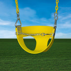 Toddler Half Bucket Swing With Chain