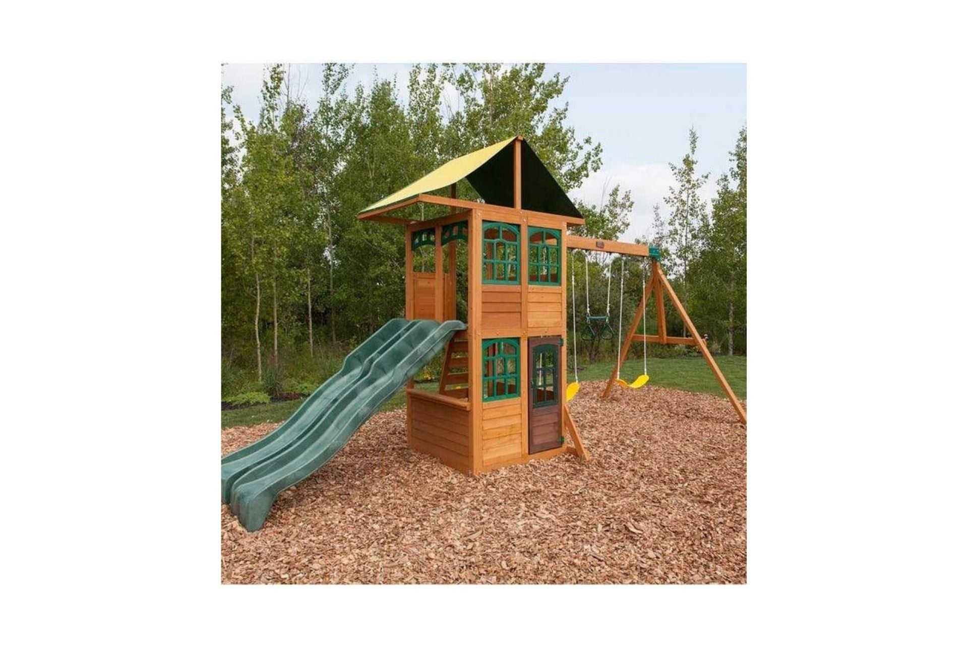 Treasure Cove Wooden Swing Set