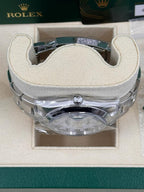 Rolex Datejust 41mm Smooth Bezel White Roman Oyster - 126300 - New 2025