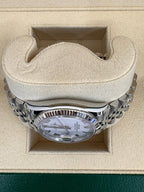 Rolex Datejust 36mm Fluted Bezel White Roman Dial Jubilee - 126234 - New 2025