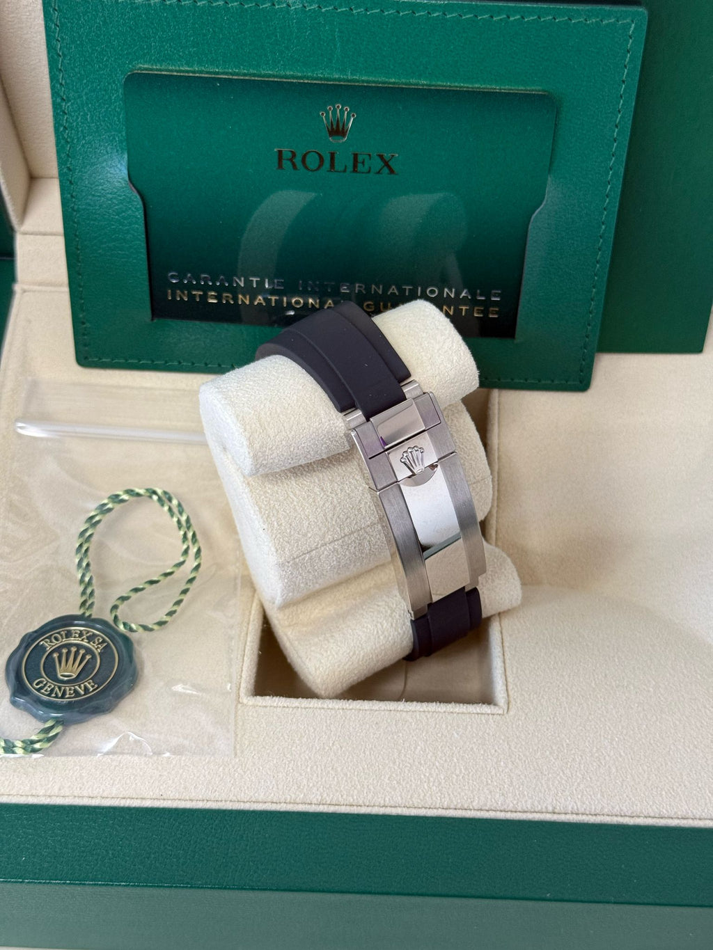 Rolex Cosmograph Daytona 40mm White Gold Black "Baby Le Mans" Dial Oysterflex - 126519LN - New 2025