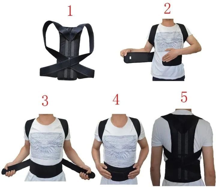 Adjustable Magnetic Back Posture Corrector – Back Brace & Lumbar Support