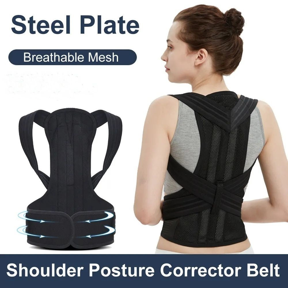 Adjustable Magnetic Back Posture Corrector – Back Brace & Lumbar Support