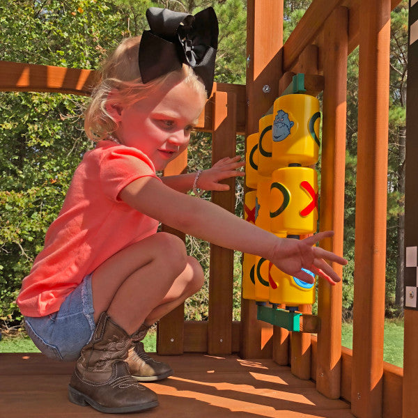 Mountaineer Clubhouse AP Wooden Swing Set