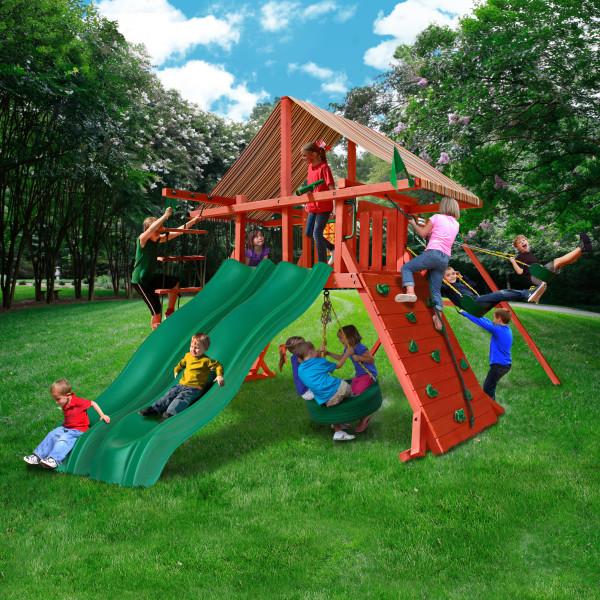 Sun Climber Extreme Wooden Swing Set