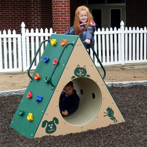 Climbing Wall With Tunnel