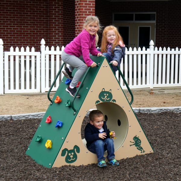 Climbing Wall With Tunnel