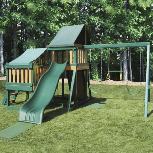 Congo Monkey Wooden Swing Set Design 2