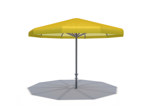Coolbrella Single Post Umbrella Shade Structure