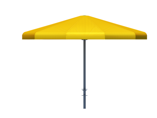 Coolbrella Single Post Umbrella Shade Structure