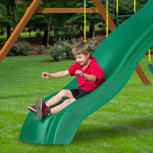 Mountaineer Clubhouse AP Wooden Swing Set