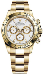 Rolex Cosmograph Daytona 40mm Yellow Gold White Dial - 126508 - New 2025