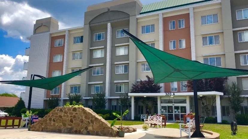 Rotating Shade Sail Structure