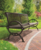 Durham Bench with Back