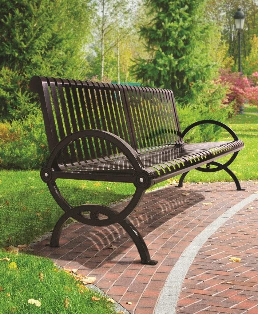 Durham Bench with Back