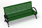 Durham Bench with Back