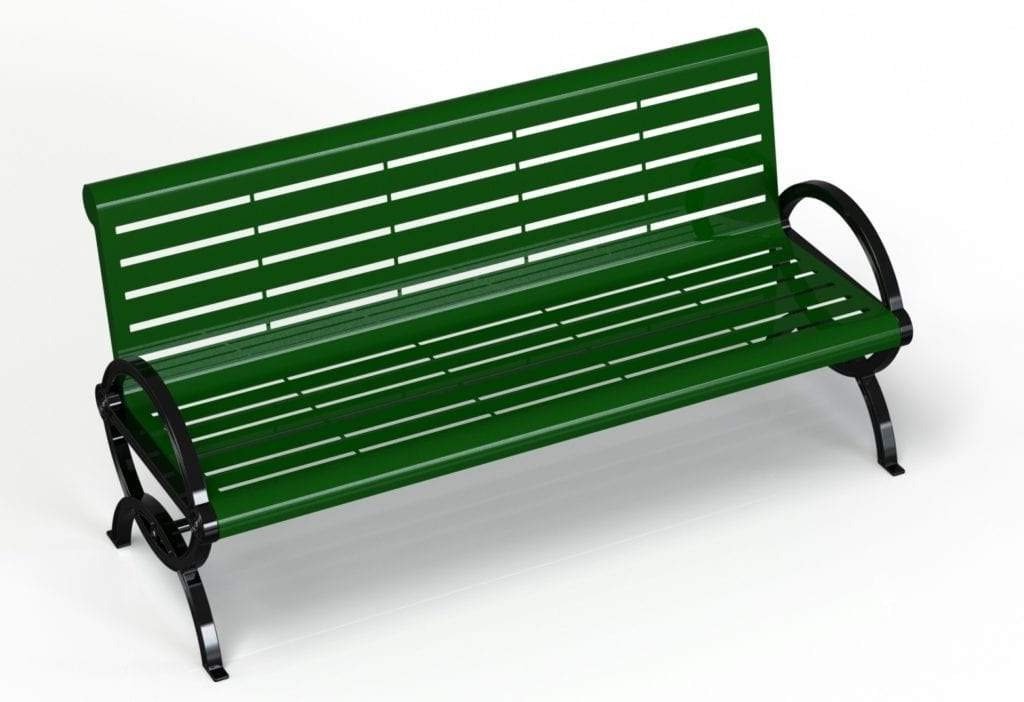 Durham Bench with Back