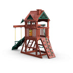 Five Star II Space Saver Wooden Swing Set