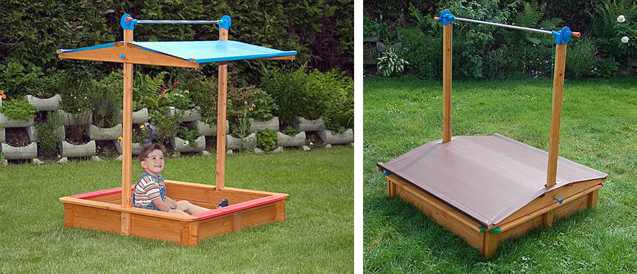 Felix Sandbox With Adjustable Roof