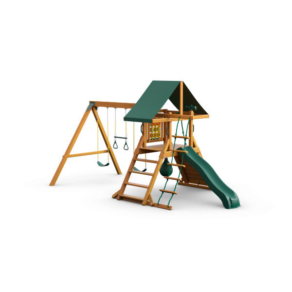 High Point Wooden Swing Set