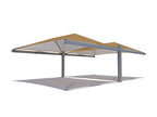 Full Cantilever Hip Roof Shade Structure