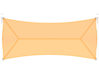Full Cantilever Hip Roof Shade Structure