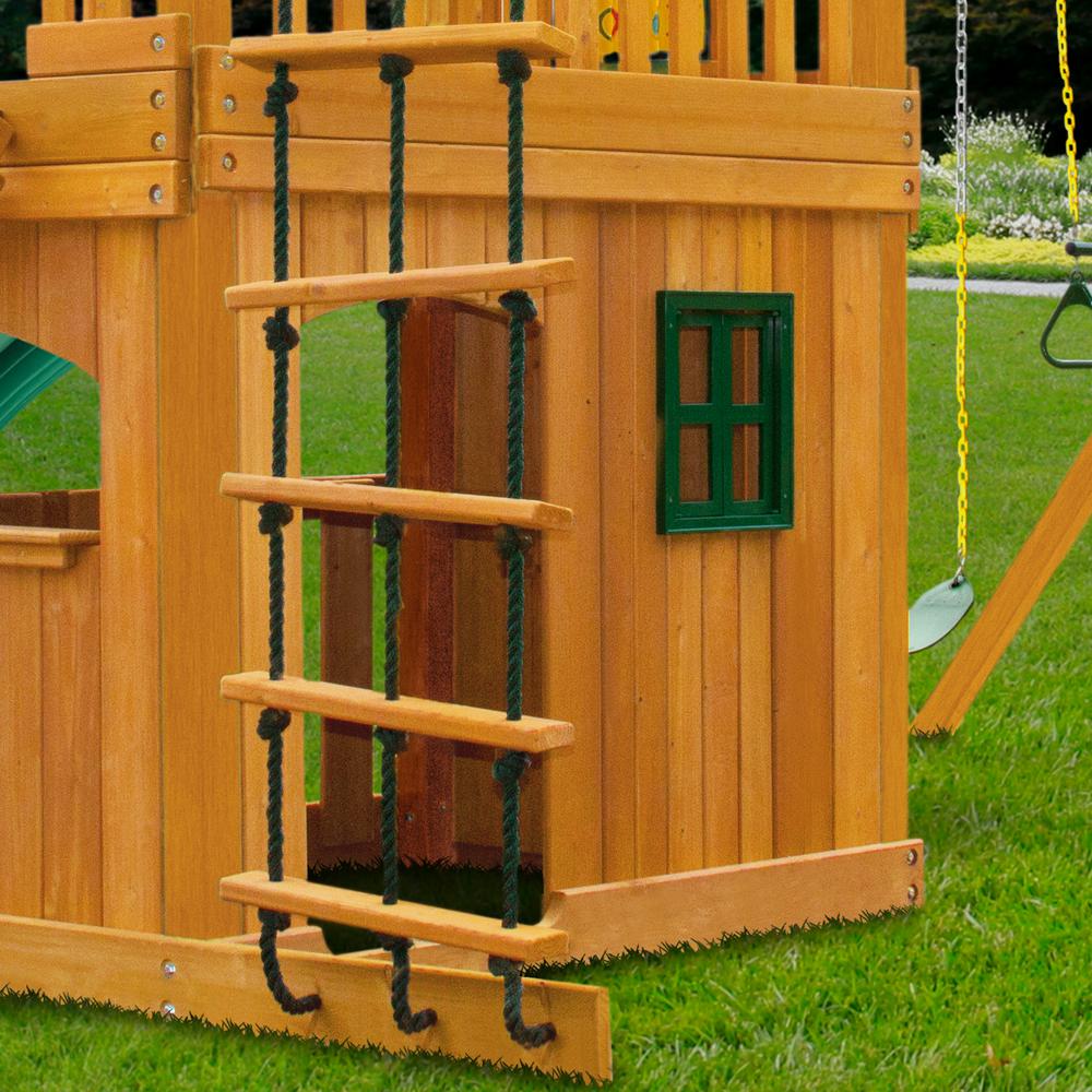 Chateau Clubhouse AP Wooden Swing Set