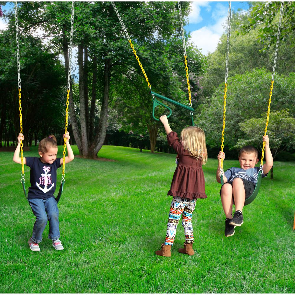 Nantucket Deluxe Wooden Swing Set