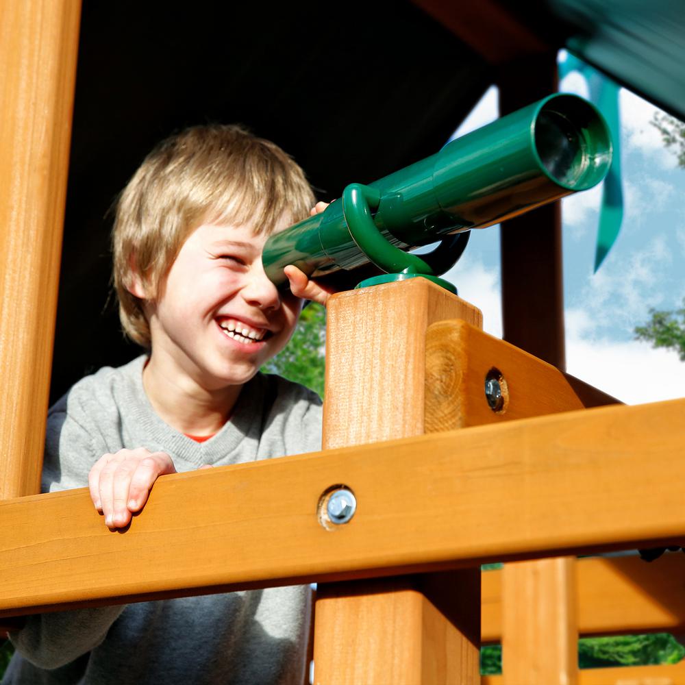 High Point Wooden Swing Set