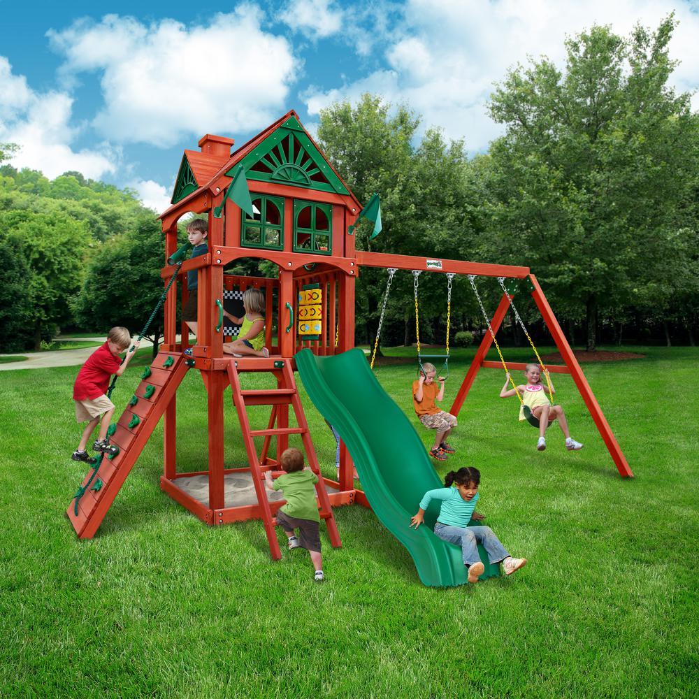 Five Star II Wooden Swing Set