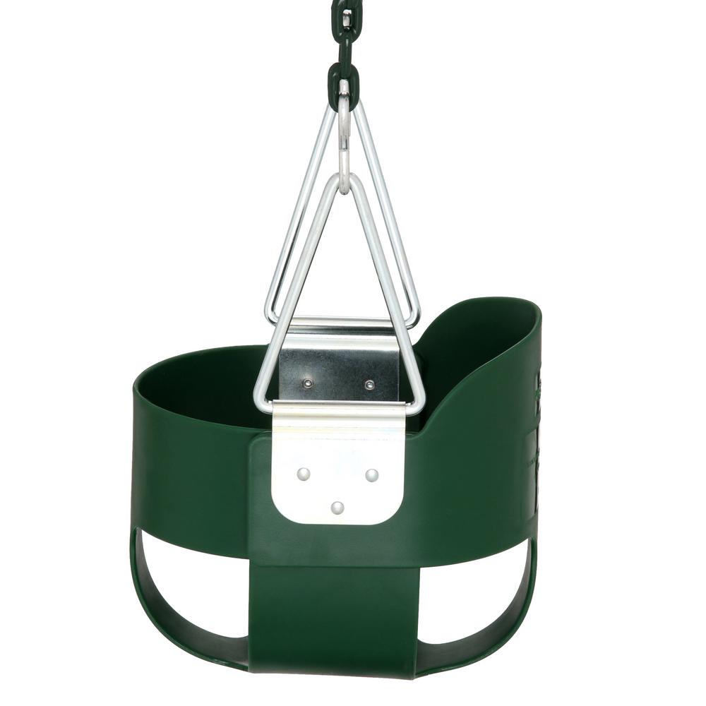 Full Bucket Seat With Chain (Green, Yellow, Blue, or Pink)