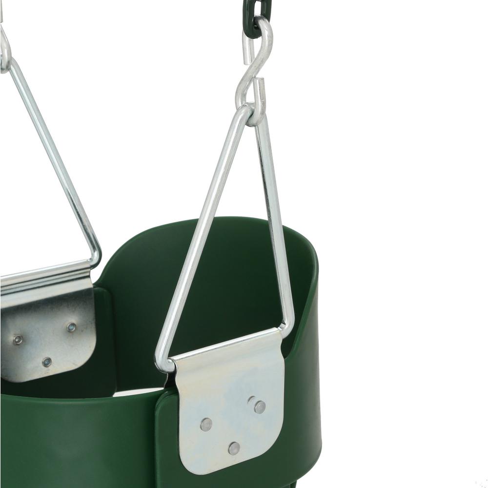 Full Bucket Seat With Chain (Green, Yellow, Blue, or Pink)