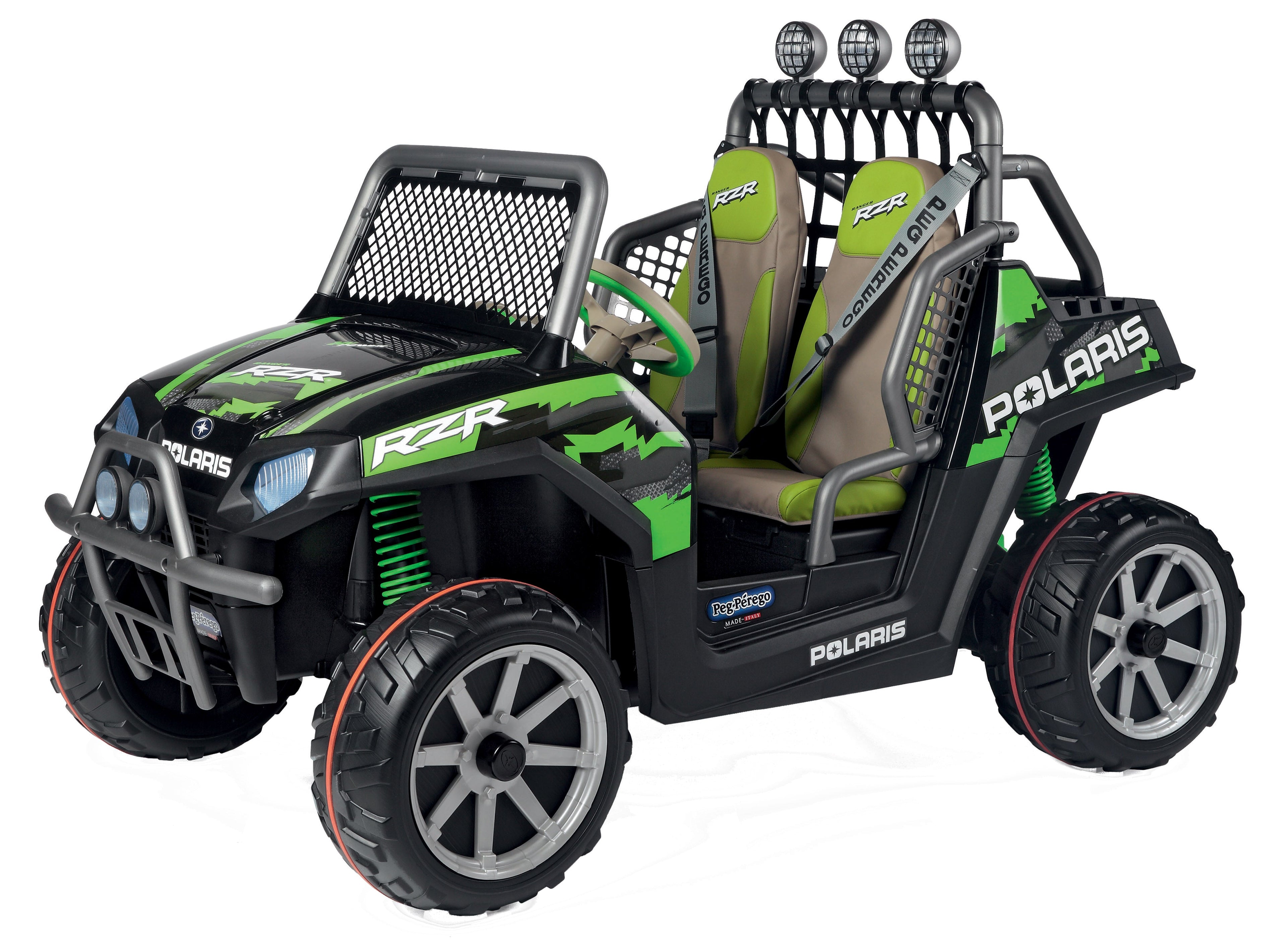 Polaris Ranger RZR Green Shadow 24-Volt Ride On Vehicle